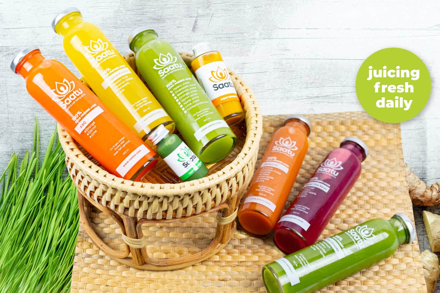 Juice Fasting Saatu Health & Wellbeing Elixirs